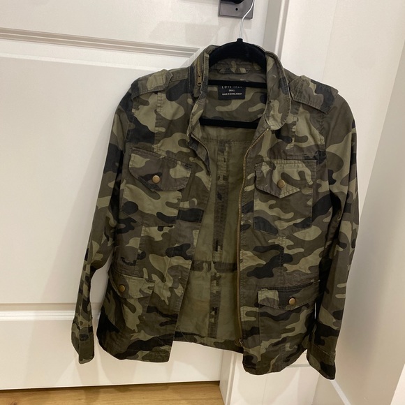 Camo print cargo jacket - Picture 1 of 5